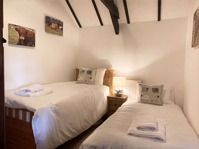 Ladydown  Cottage Bedroom